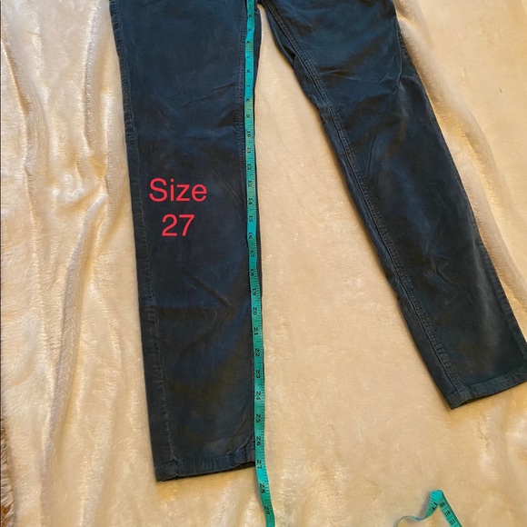Free People Skinny Cords in Ocean - Picture 6 of 8